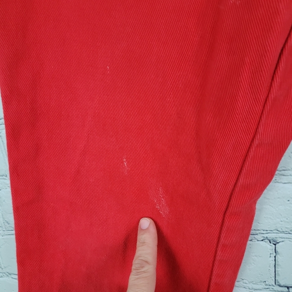 UFO JEANS | 100% cotton vintage coloured denim high waist tapered jeans - Picture 9 of 10